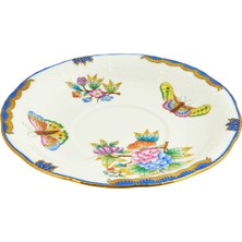 Herend Victoria Desenli Porselen Çorba Kasesi Tabağı 18 cm