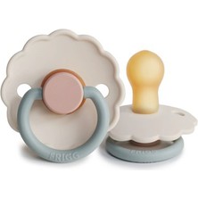 Frigg Daisy Cotton Candy Bej 0-6 Ay Kauçuk Emzik
