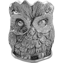 King's Pewter Baykuş Figürlü Kalay Kürdanlık