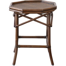 Bee Interiors Classy Kahverengi Rattan Sehpa