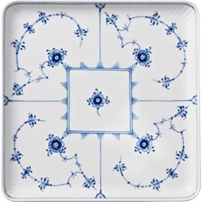 Royal Copenhagen Blue Fluted Plain Porselen Pasta Tabağı 20 cm