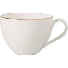 Villeroy & Boch Anmut Gold Porselen Beyaz Kahve ve Çay Fincanı