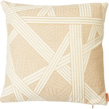 Missoni Home Nastri Bej Beyaz 40X40 cm Dekoratif Yastık
