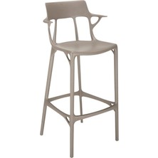 Kartell A.ı Gri Bar Sandalyesi