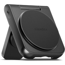Energea Magduo 2in1 Koyu Gri Katlanabilir 15W + 2.5W Masaüstü Hızlı Şarj Standı