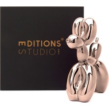 Editions Studio Art Jeff Koons Balloon Dog Rose Gold Heykel