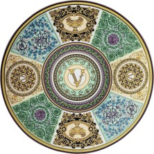 Versace Barocco Mosaic Porselen Servis Tabağı 33 cm