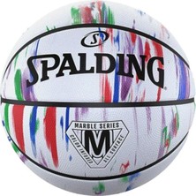 Spalding 84397Z 2021 Marble Series Rainbow Size :7 Basket Topu