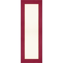 Roumélie Orientale Bordeaux Whisper Bordo & Bej Altın Renk Işlemeli Runner 150 x 50 cm