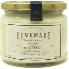 Homemade Aromaterapi Tarçın, Portakal, Karanfil Soyalı Mum 330 ml
