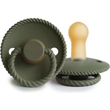 Frigg Rope Design Olive Yeşil 6-18 Ay Kauçuk Emzik