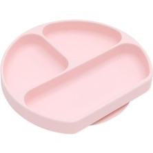Bumkins Pembe Silikon Vakumlu Çocuk Tabak
