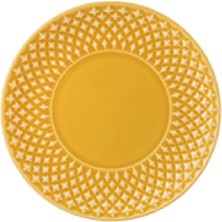 Bordallo Pinheiro Bicos Sarı Seramik Pasta Tabağı