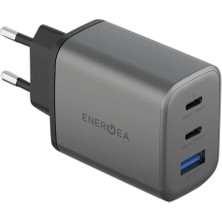 Energea Ampcharge GAN65 PD65W Koyu Gri Hızlı Şarj Aleti