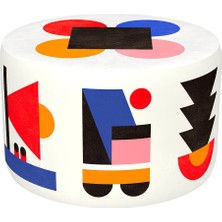 Qeeboo Pouf Oggian Home Design Beyaz Puf 65 cm