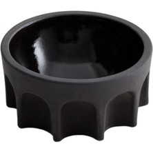 Ceramicshe Colloseum Siyah Stoneware Kase 12 cm