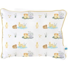 Deux Lapins %100 Petits Caneton Müslin Bebek Yastığı 45X35 cm