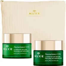 Nuxe Nuxurıance Ultra Krem + Global Anti-Aging Krem + Çanta Yaşlanma Karşıtı Cilt Bakım Seti