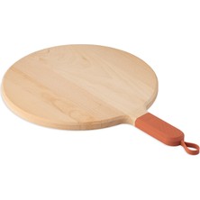 Ziipa Sora Terracotta Ahşap Pizza Sunum Tahtası