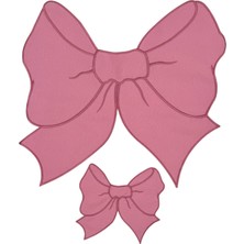 Matis Home Line Bow Pembe Keten Fiyonk Model 2'li Amerikan Servis Seti