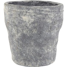 Via Gardenia Nature Gri Seramik S Saksı