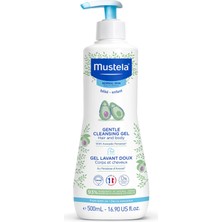 Mustela Organik Avokado Içeren Göz Yakmayan Yenidoğan Bebek Saç Vücut Şampuanı 500 ml