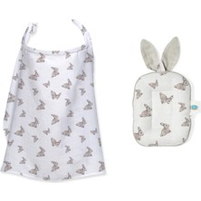 Deux Lapins Iconique Lapin Pamuklu 2'li Emzirme Seti