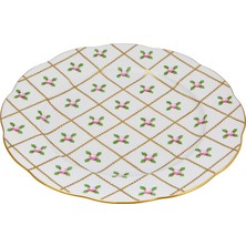 Herend Spro Desenli Porselen Yemek Tabağı 28.8 cm