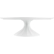 Fürstenberg Grecque White Porselen Ayaklı Yuvarlak Servis Tabağı 32,8 cm
