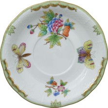 Herend Victoria Desenli Porselen Çorba Kasesi Tabağı 18 cm