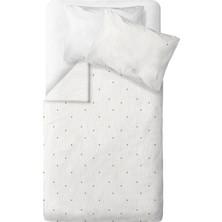 Casadora Baby Happy Bee %100 Organik Pamuk Saten Nakışlı Bebek Çocuk Nevresim Takımı 100 x 150 cm