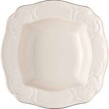 Rosenthal Sanssouci Elfenbein Gold Porselen Servis Kasesi 30 cm