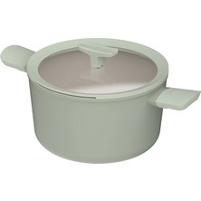 Berghoff Balance Sage Yapışmaz Seramik Kapaklı Alüminyum Tencere 24 cm