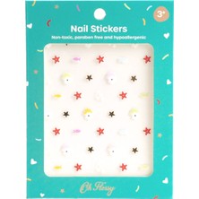 Oh Flossy Under The Sea Doğal Kız Çocuk Tırnak Sticker