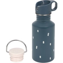 Lassig Happy Prints Midnight Blue Çelik Çocuk Suluk Matara 500 ml