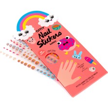 OMY Kawaii Kız Çouk Tırnak Stickerı