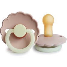 Frigg Daisy Blush Night Pembe Kauçuk Emzik
