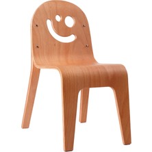 KYS Tasarım Ahşap Smile Çocuk Sandalyesi
