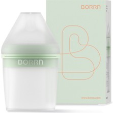 Borrn Yeşil Silikon Yenidoğan Yavaş Akışlı Anti-Kolik Biberon 150 ml
