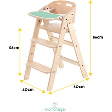 Mamatoyz Mychair Ahşap Mama Sandalyesi