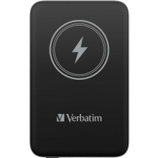 Verbatim 10000MAH With Usb-C 15W Siyah Magnetic Wireless Powerbank MCP-10BK