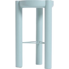 Yet Design Studio Pillar Bebek Mavisi Bar Taburesi