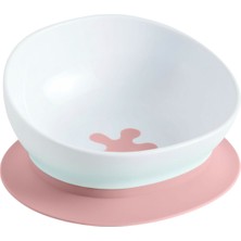 Doddl Beyaz Pembe Vakumlu Kaymaz Çocuk Mama Kasesi