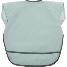 Miniboni Mint Kısa Kollu Su Geçirmez Bebek Mama Oyun ve Aktivite Önlüğü