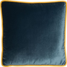 Alpaq Studio Saks Mavisi Kadife Kırlent 45 x 45 cm