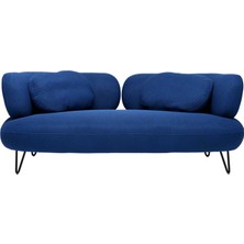 Kare Design Sofa Peppo Blue Ikili Kanepe