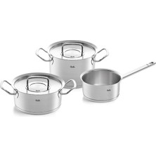 Fissler Original Profi Collection Metal Kapaklı 5 Parça Çelik Tencere Seti