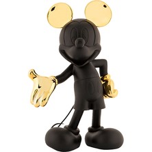 Leblon Delienne Mickey Welcome Siyah Gold 30 cm Heykel