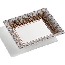 Missoni Home Zikzak Desenli Porselen Tabak