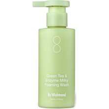 By Wishtrend Green Tea & Enzyme Milky Foaming Wash Yeşil Çaylı Tahıl Sütlü Nemlendirici Nazik Köpük Yüz Temizleyici 140 ml